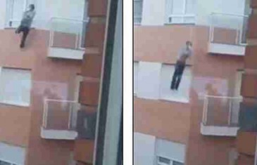 Uznemirujući video: Zaboravio ključeve od stana i pokušao ući preko balkona a onda pao i poginuo