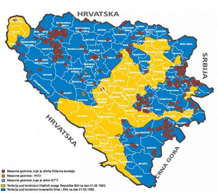 Dan prije presude Karadžiću: Donosimo mapu bivših logora i grobnica na području BiH