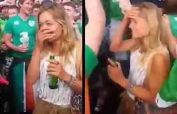 Otkriveno ko je prelijepa plavuša kojoj su stotine irskih navijača pjevale serenadu! (FOTO/VIDEO)