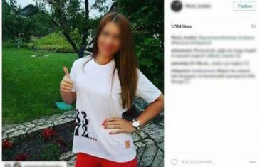 DJEVOJKA SA SLIKE ŠOKIRALA MNOGE U BOSNI: Pogledajte majicu i njenu ruku…