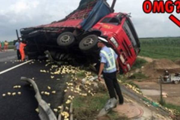 Neobičan incident dogodio se nedavno u istočnoj Kineskoj provinciji Bingzou, kada se prevrnuo kamion koji je do lokalne farme prevozio više od 10.000 pilića!