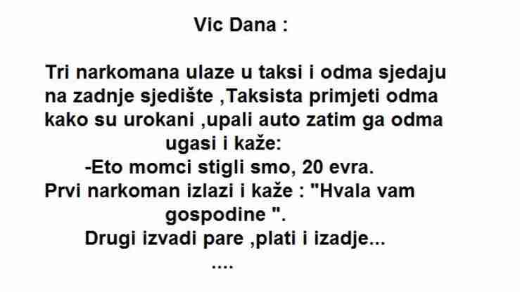 Vic: Vic Dana : Tri narkomana