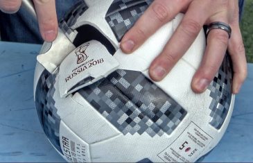 Isjekao je fudbalsku loptu kojom se igra na Mundijalu u Rusiji, a ono što se nalazi u njoj će i vas iznenaditi (VIDEO)
