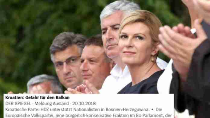 Ugledni njemački list “Spiegel”: Postoji opasnost za Balkan i zove se HDZ