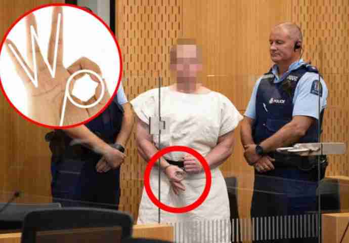JEZIVO! Evo šta predstavlja simbol koji je terorista sa Novog Zelanda pokazivao u sudnici