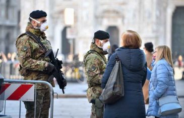 HAOS U ITALIJI: Raste broj umrlih od virusa korona u Italiji, vojska i policija na ulicama