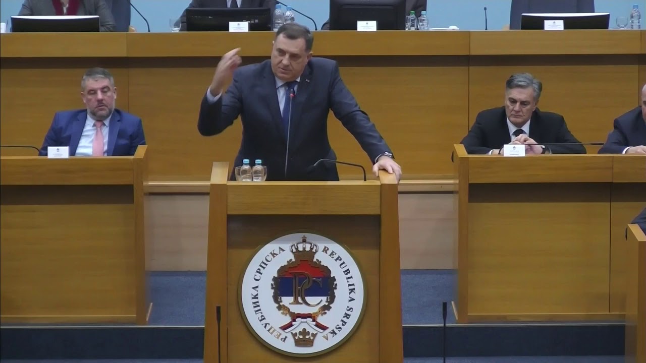 Obraćanje Dodika u Narodnoj skupštini: Bez stranaca na izborima u BiH