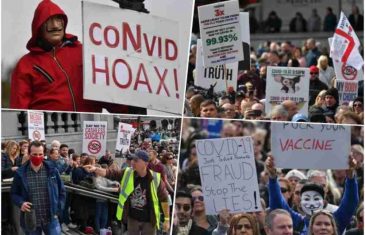 Haos u Londonu, hiljade ljudi na ulicama: Dosta im je karantina, distance, maski i ostalih mjera…