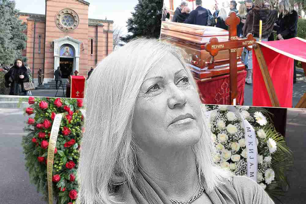 SAHRANA MERIME NJEGOMIR: Cijela ESTRADA na Novom groblju došla da isprati pjevačicu na vječni počinak, ona se UMALO ONESVIJESTILA