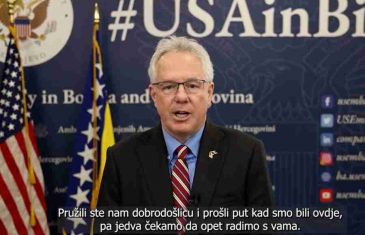 “SPREMAN SAM ZASUKATI RUKAVE…”: Novi američki ambasador obratio se građanima Bosne i Hercegovine