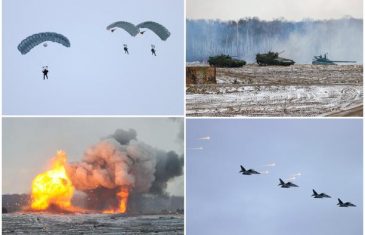 STRAHOVITA PRIJETNJA RUSIJE I BJELORUSIJE: U toku su ogromne zajedničke vojne vježbe, pogledajte snimke sa terena…