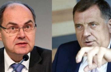 SCHMIDT JE MILORAD SA MILJACKE: “Dva Dodika previše su za Bosnu i Hercegovinu, Evropljani maknite jednog!”