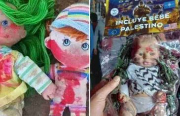 MORBIDNO I STRAŠNO: Izraelci pustili u prodaju “krvavu palestinsku bebu”, pojavila se i na tržnici u Meksiku (VIDEO)